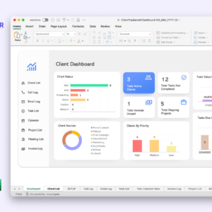 Client Tracker Excel Template