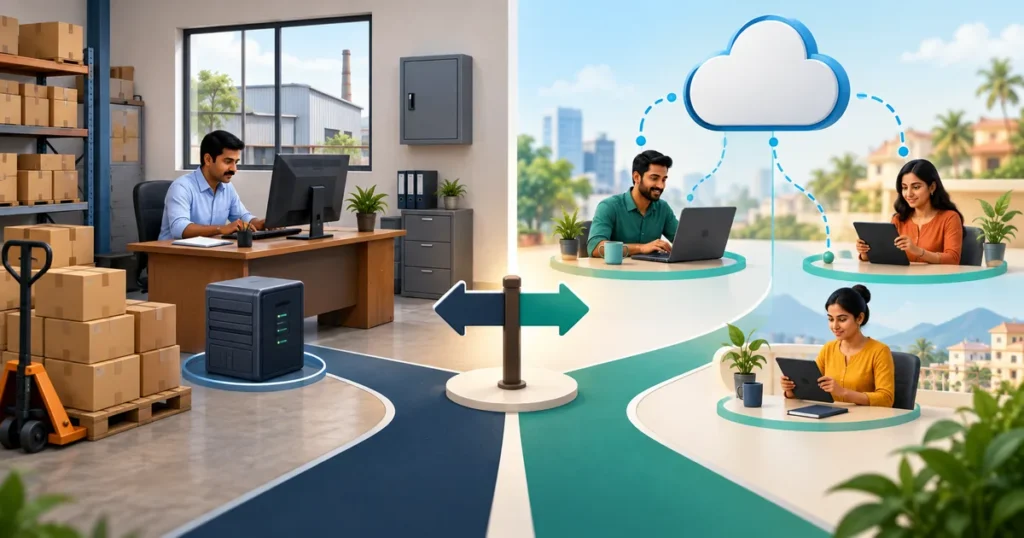 Offline vs cloud inventory software for a small business